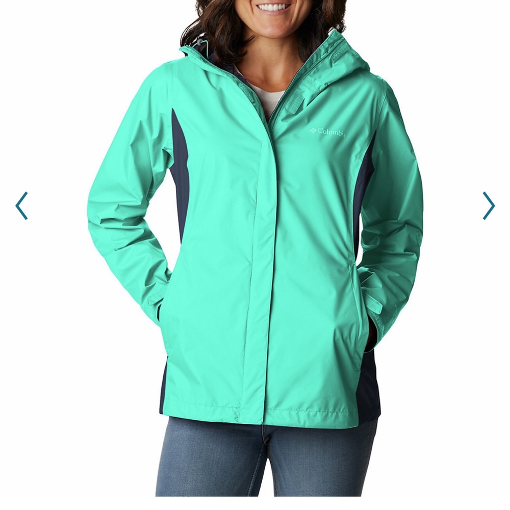 Columbia Arcadia II hooded packable jacket